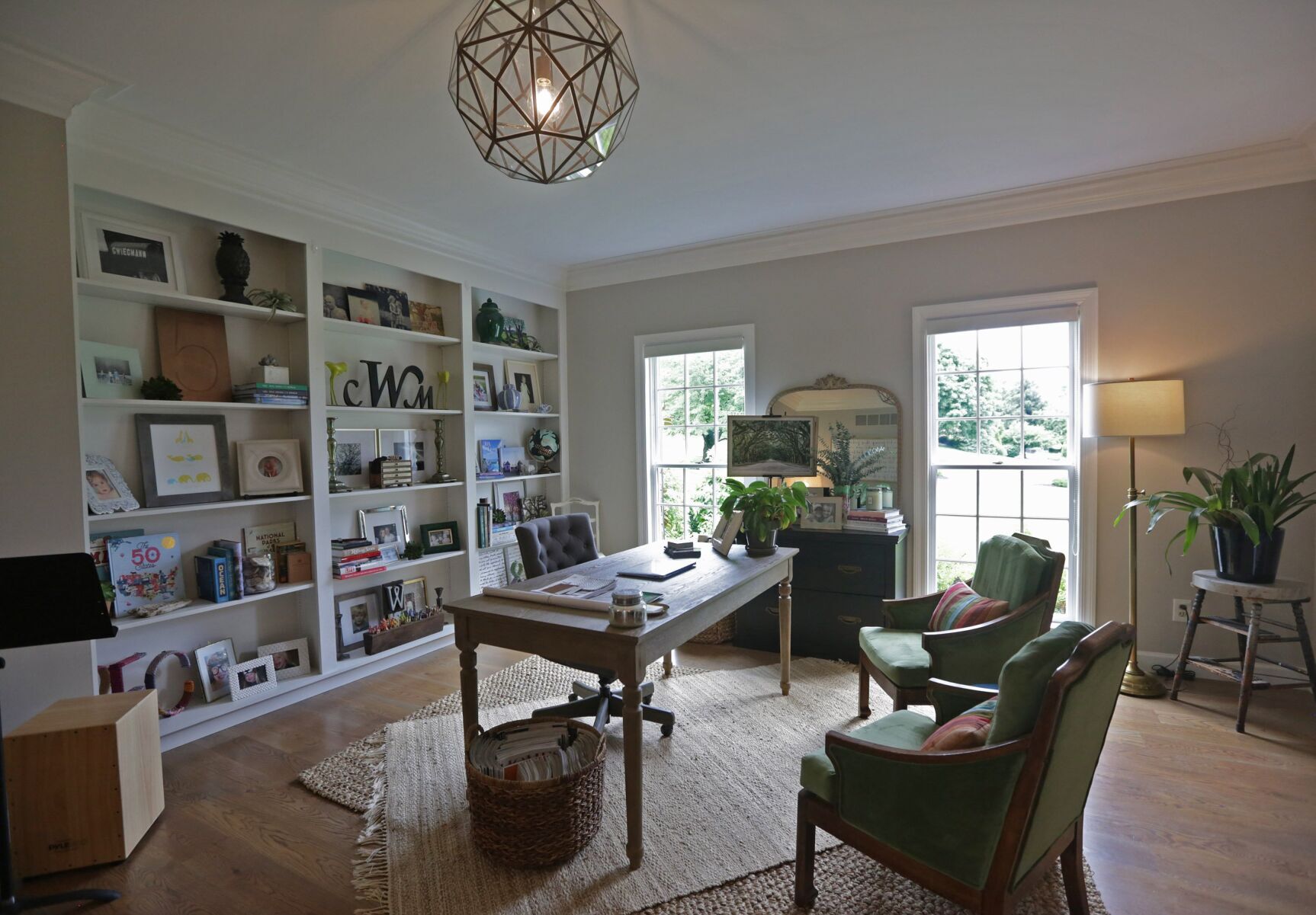 At home with Michelle and Chad Wiegmann in St. Charles